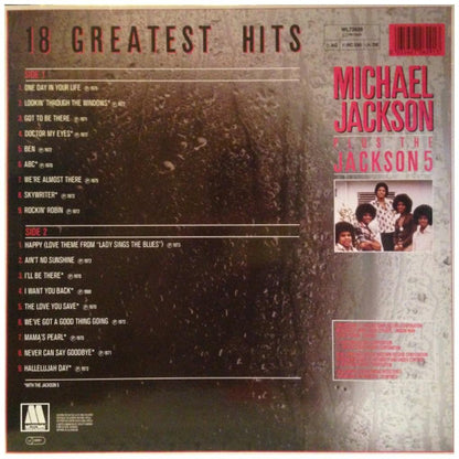 MICHAEL JACKSON AND THE JACKSON 5 - 18 GREATEST HITS | VINILO USADO