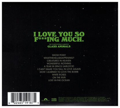 GLASS ANIMALS - I LOVE YOU SO F***ING MUCH | CD