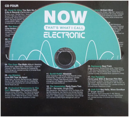 NOW ELECTRONIC -  VARIOUS ARTIST (4CD) | CD