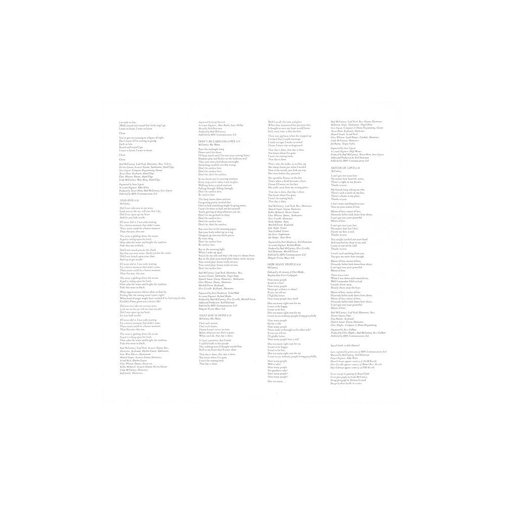 PAUL MCCARTNEY - FLOWERS IN THE DIRT  | VINILO USADO