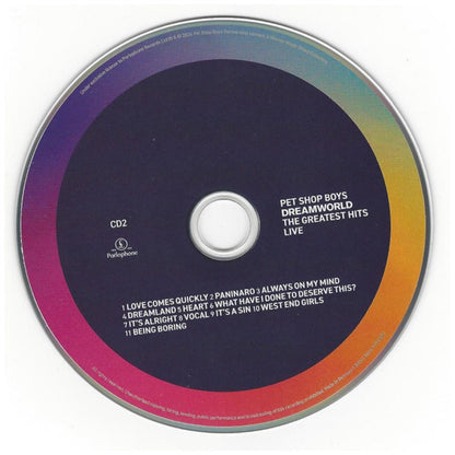 PET SHOP BOYS - DREAMWORLD: THE GREATEST HITS LIVE (CD+BLURAY) (UK) | CD