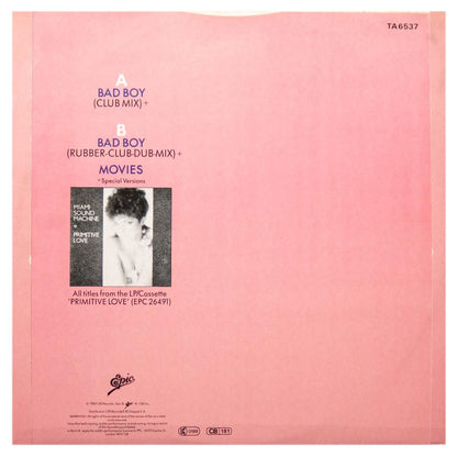 MIAMI SOUND MACHINE - BAD BOY (CLUB MIX) | 12" MAXI SINGLE USADO