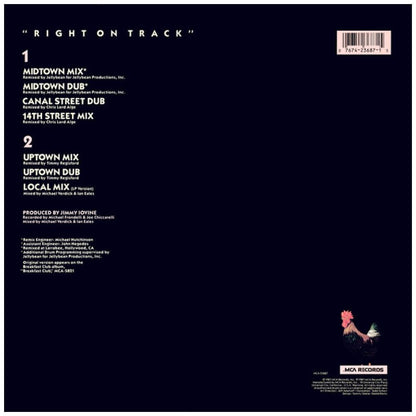 BREAKFAST CLUB - RIGHT ON TRACK | 12'' MAXI SINGLE USADO