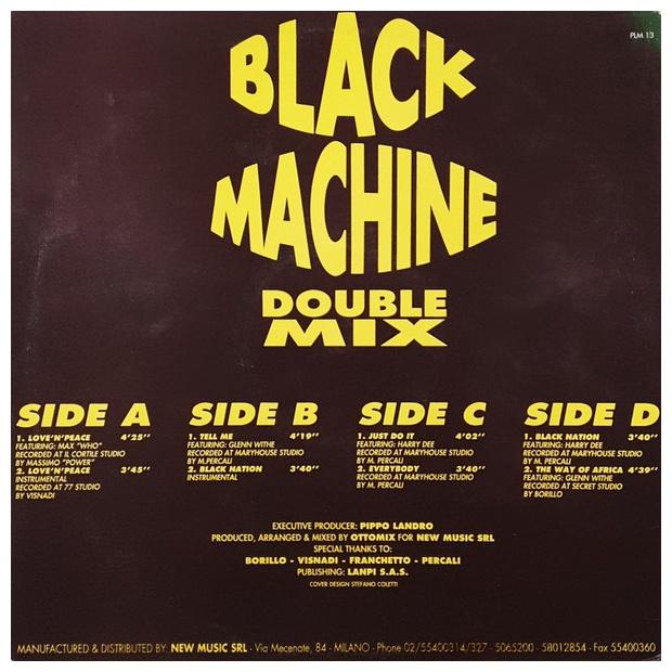 BLACK MACHINE - LOVE  N  PEACE/DOUBLE MIX (2LP) | VINILO USADO