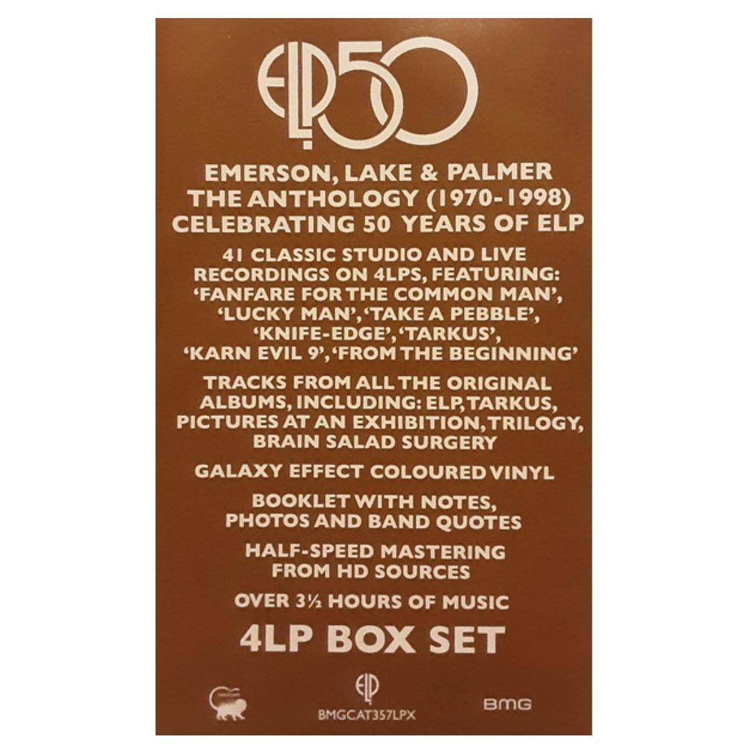 EMERSON, LAKE & PALMER - ANTHOLOGY (4LP) (COLOUR VINYL) |  VINILO