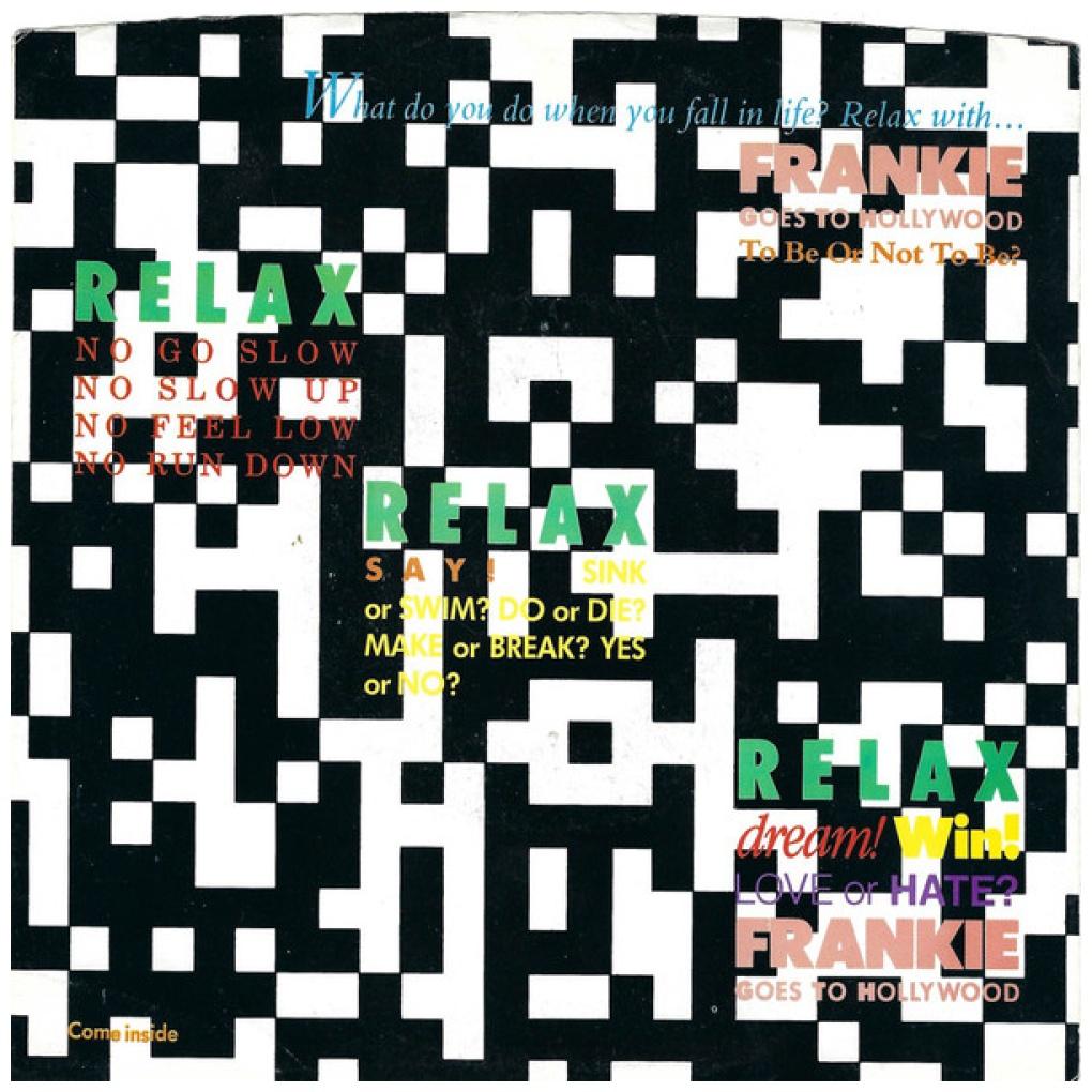 FRANKIE GOES TP HOLLYWOOD - RELAX | 7" SINGLE USADO