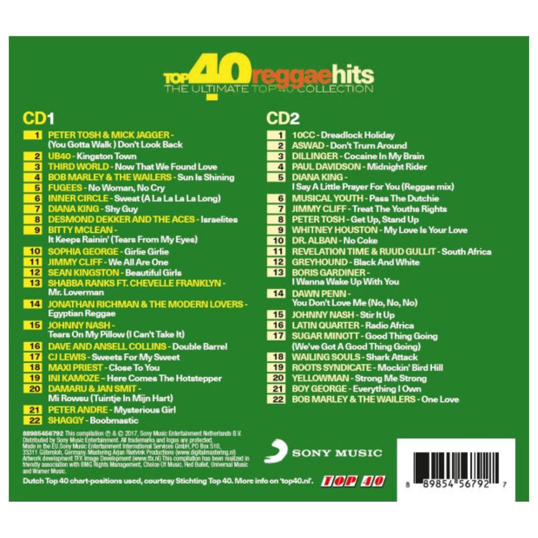 REGGAE HITS  - TOP 40 - REGGAE HITS (2CD) | CD