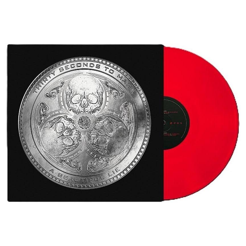 (PREVENTA) THIRTY SECONDS TO MARS - BEAUTIFUL LIE (20 YEAR ANNIVERSARY) (180GRS) (RED VINYL) | VINILO