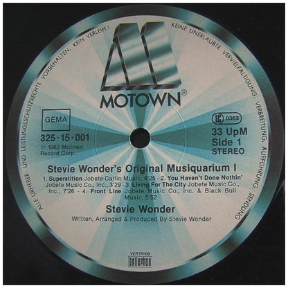 STEVIE WONDER - ORIGINAL MUSIQUARIUM I (2LP) | VINILO USADO