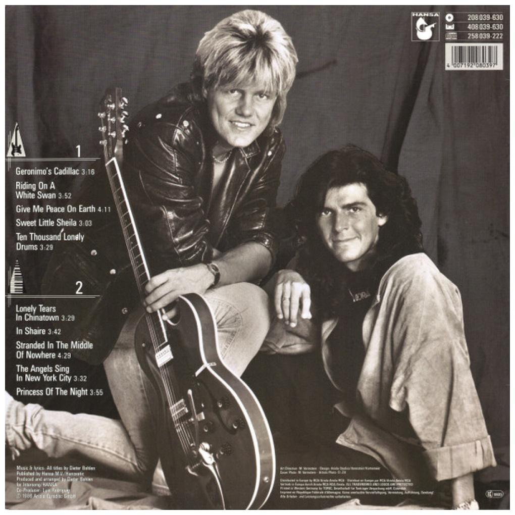 MODERN TALKING - IN THE MIDDLE OF NOWHERE - THE 4TH ALBUM | VINILO USADO