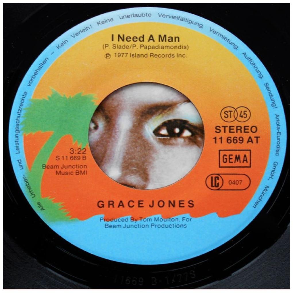 GRACE JONES - LA VIE EN ROSE | 7" SINGLE USADO