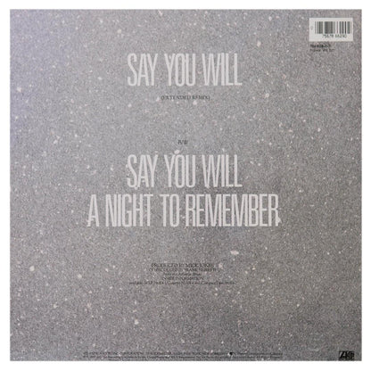 FOREIGNER - SAY YOU WILL | 12" MAXI SINGLE USADO