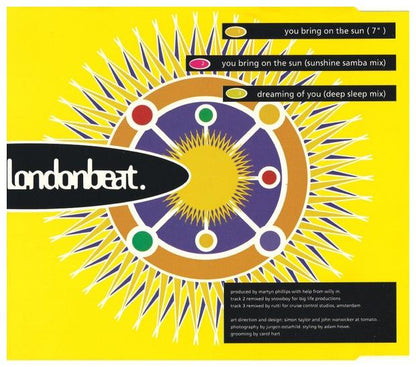 LONDONBEAT - YOU BRING ON THE SUN | CD SINGLE USADO