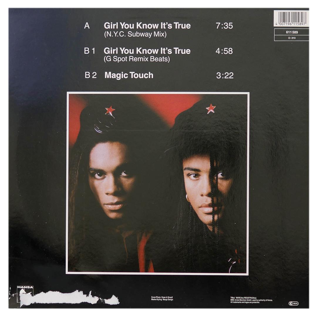MILLI VANILLI - GIRL YOU KNOW IT S TRUE | 12" MAXI SINGLE USADO