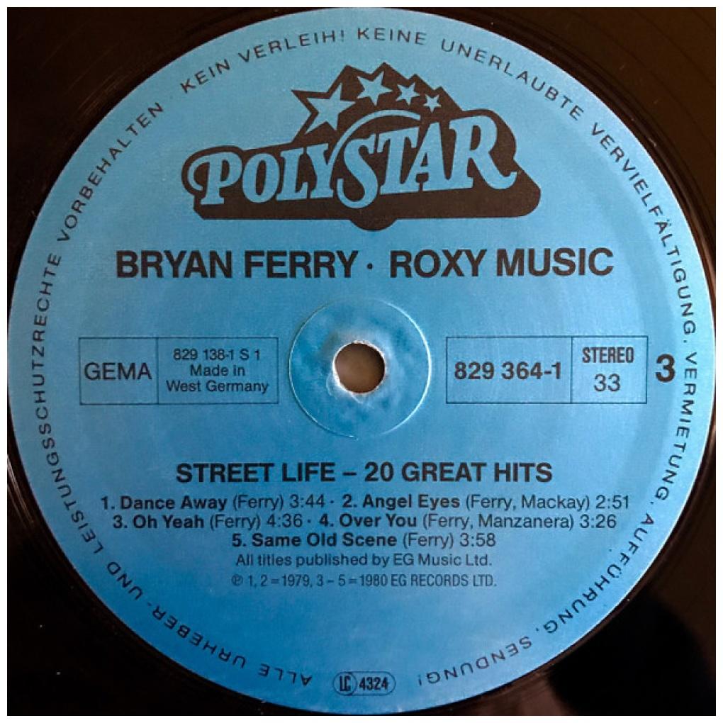 BRYAN FERRY AND ROXY MUSIC - STREET LIFE: 20 GREAT HITS (2LP) | VINILO USADO