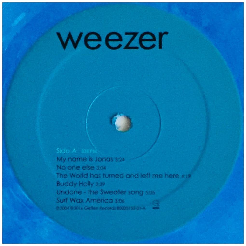 WEEZER - WEEZER (EXCLUSIVE BLUE MARBLED VINYL) | VINILO