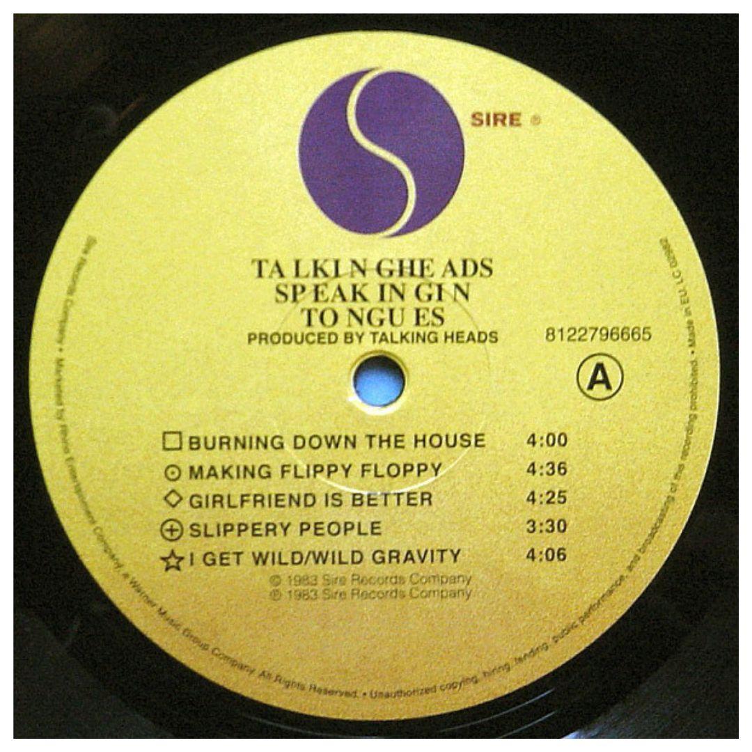 TALKING HEADS - SPEAKING IN TONGUES | VINILO