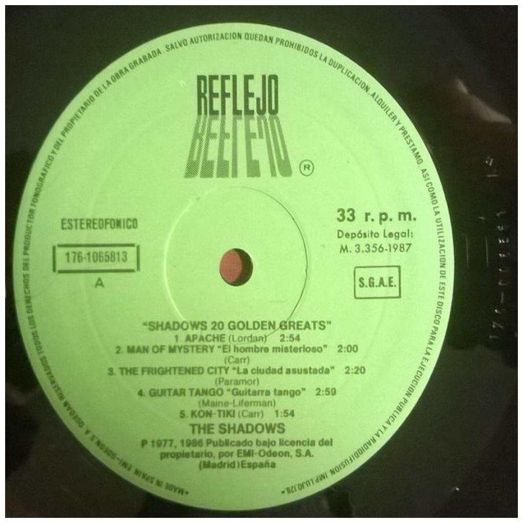 THE SHADOWS - 20 GOLDEN GREATS (2LP) | VINILO USADO