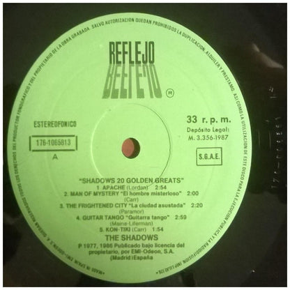 THE SHADOWS - 20 GOLDEN GREATS (2LP) | VINILO USADO