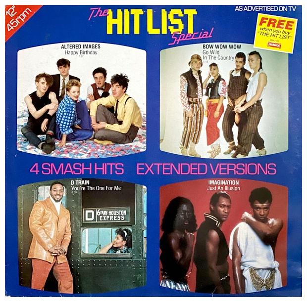 THE HIT LIST - 4 SMASH HITS (EXTENDED VERSIONS) | 12" MAXI SINGLE USADO