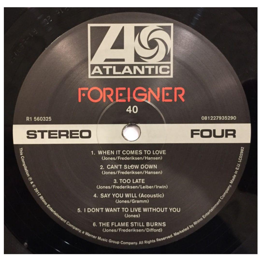 FOREIGNER - 40 HITS FROM 40 YEARS (2LP) | VINILO
