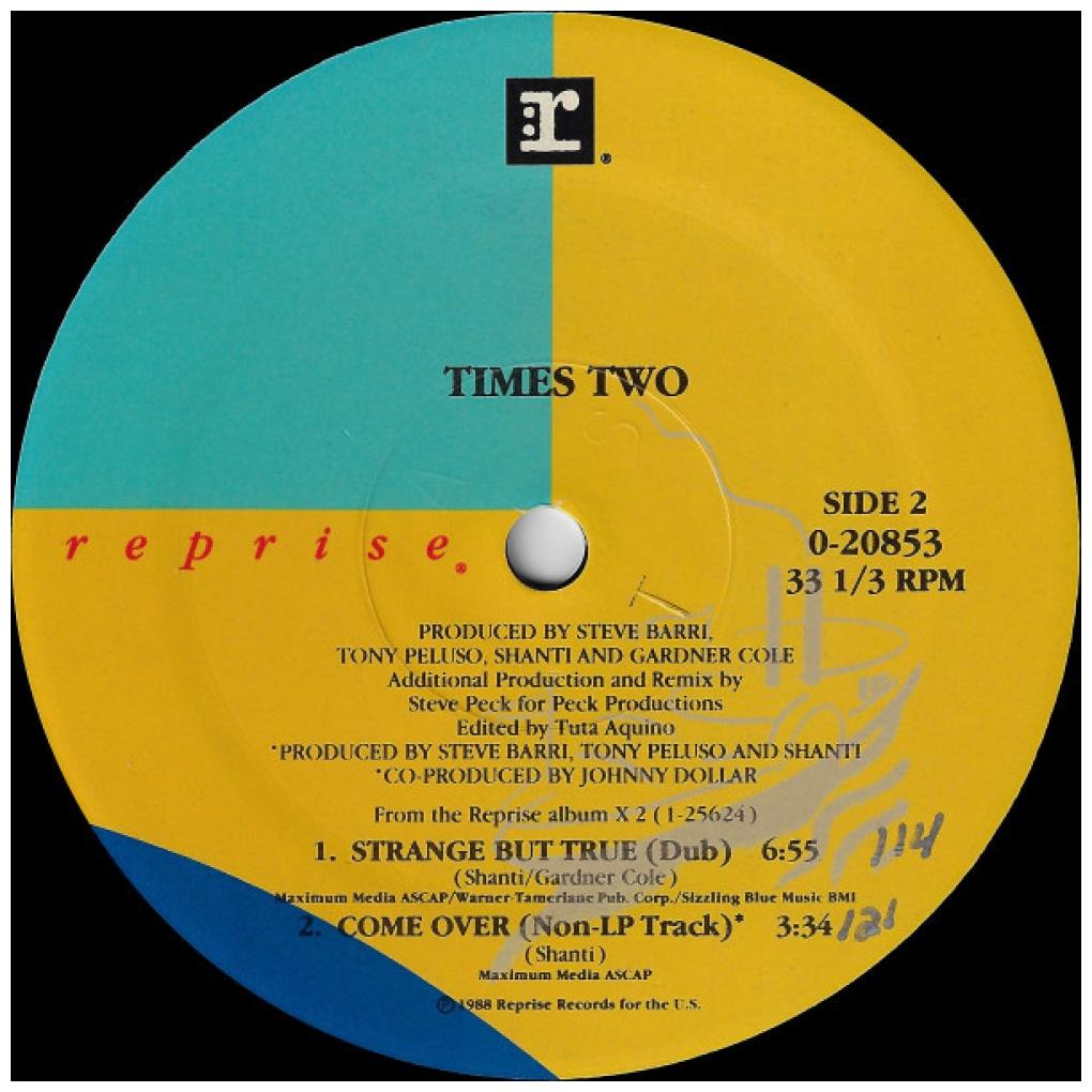 TIMES TWO - STRANGE BUT TRUE (PROMO COPY) | 12'' MAXI SINGLE USADO