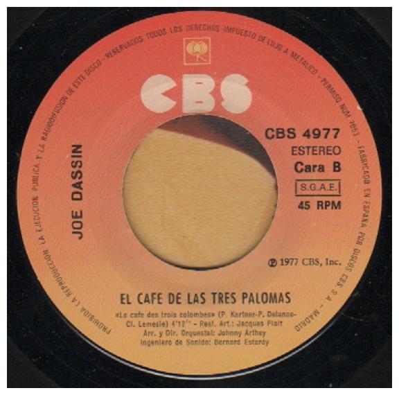 JOE DASSIN - A TOI | 7" SINGLE VINILO USADO