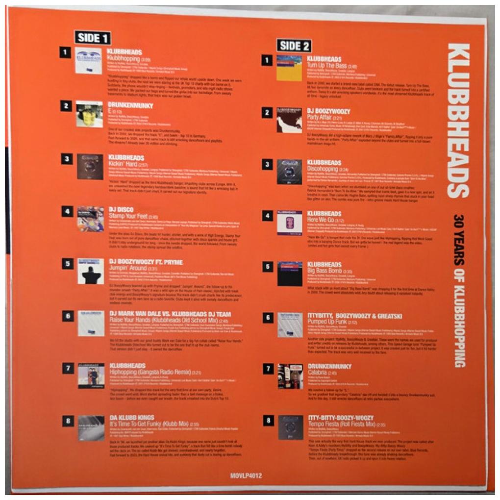 KLUBBHEADS - 30 YEARS OF KLUBBHOPPING | VINILO