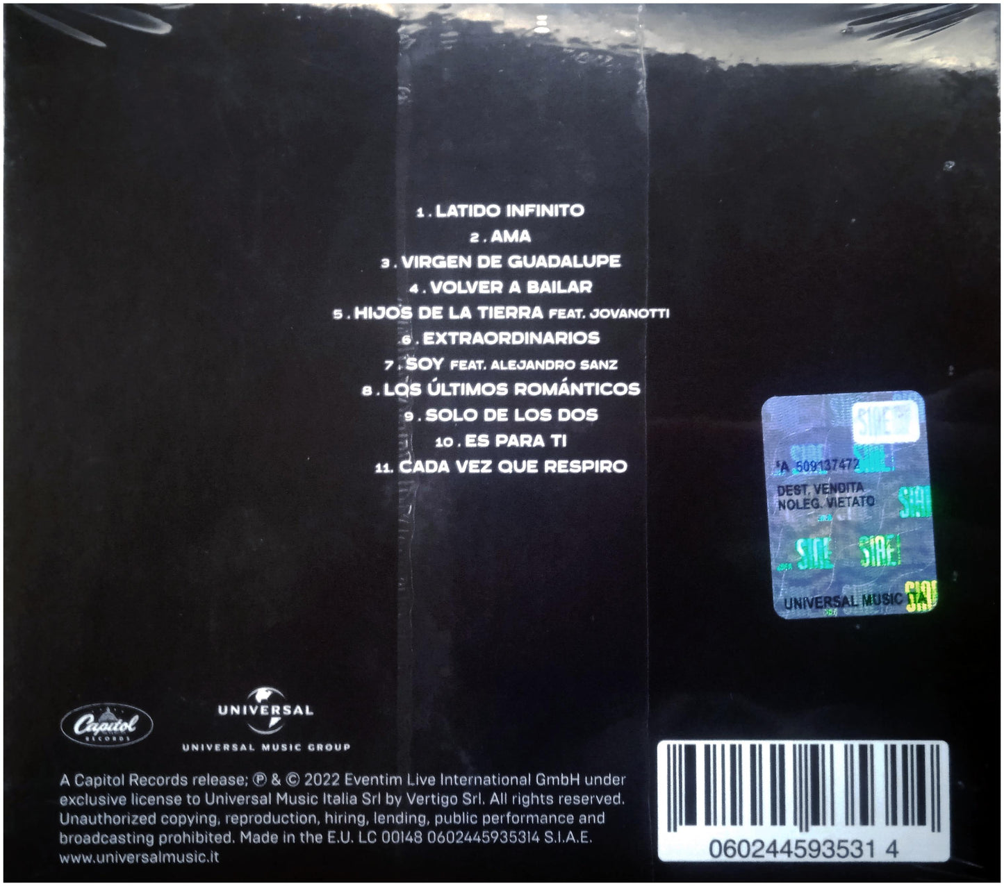 EROS RAMAZZOTTI - LATIDO INFINITO | CD