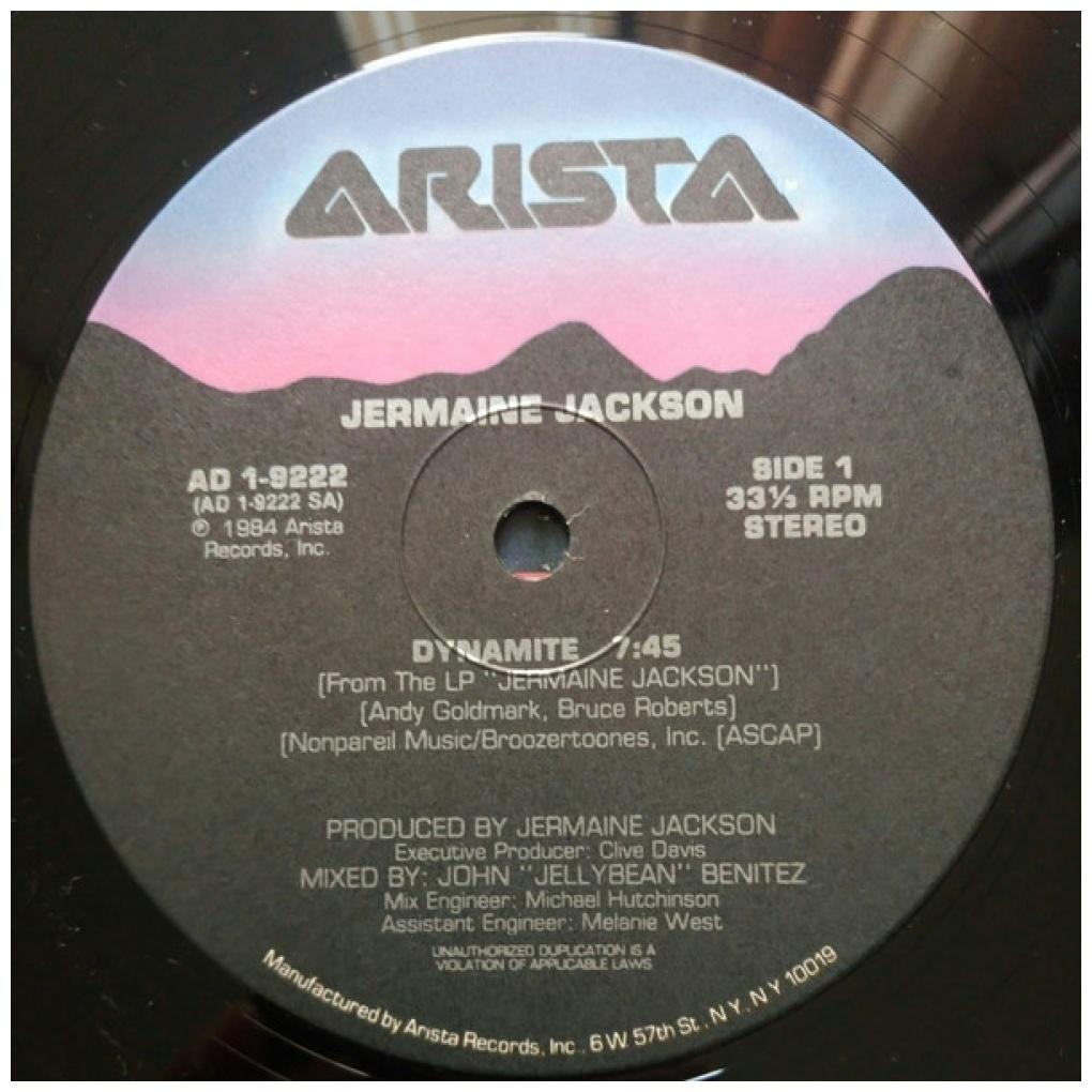 JERMAINE JACKSON - DYNAMITE | 12'' MAXI SINGLE USADO