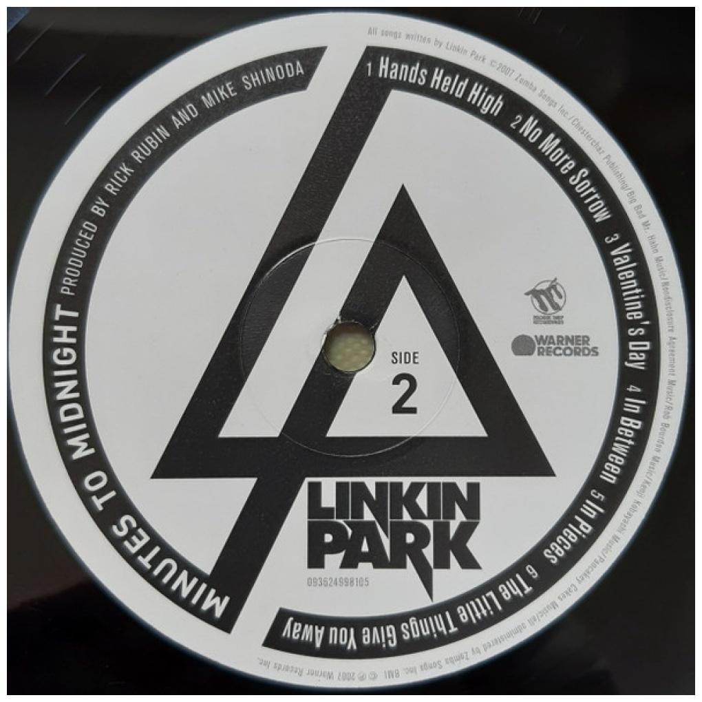 LINKIN PARK  - MINUTES TO MIDNIGHT | VINILO