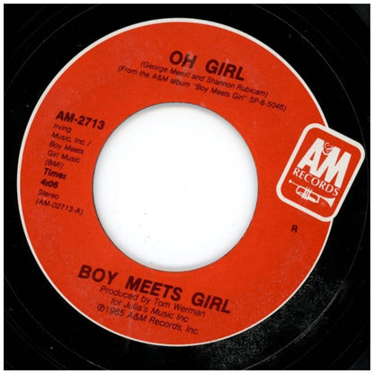 BOY MEETS GIRL - OH GIRL | 7" SINGLE USADO