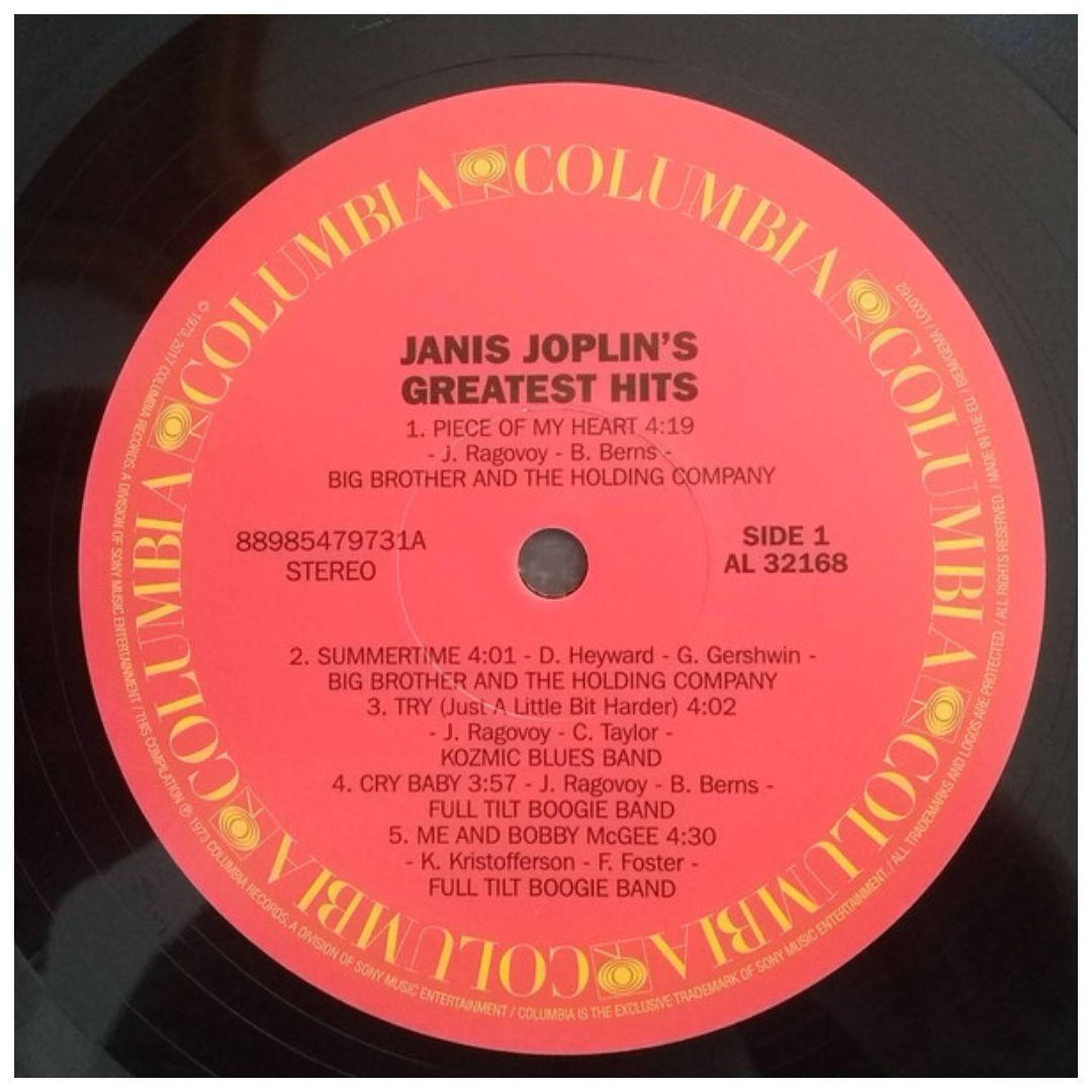 JANIS JOPLIN - GREATEST HITS | VINILO