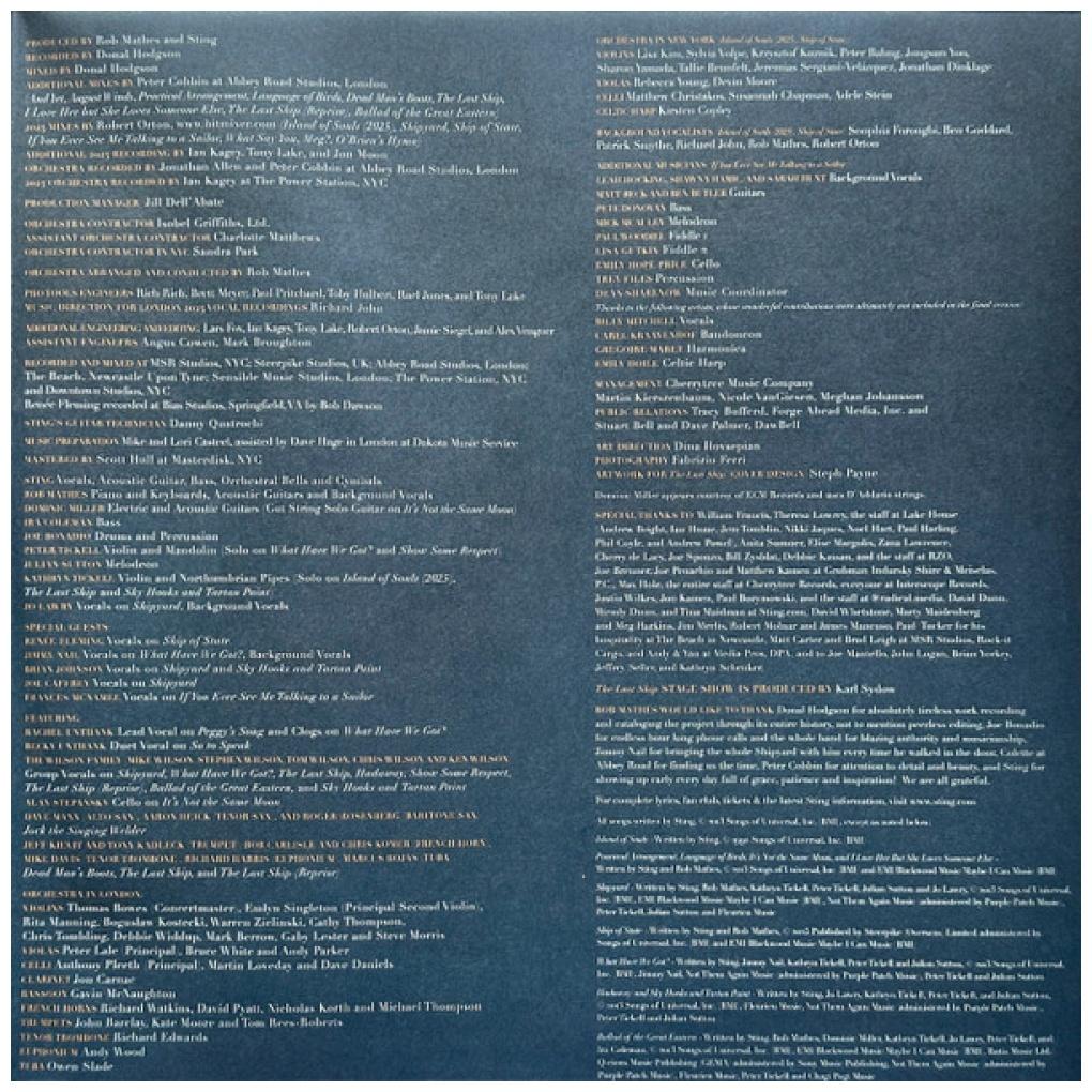 STING - THE LAST SHIP (2LP) | VINILO