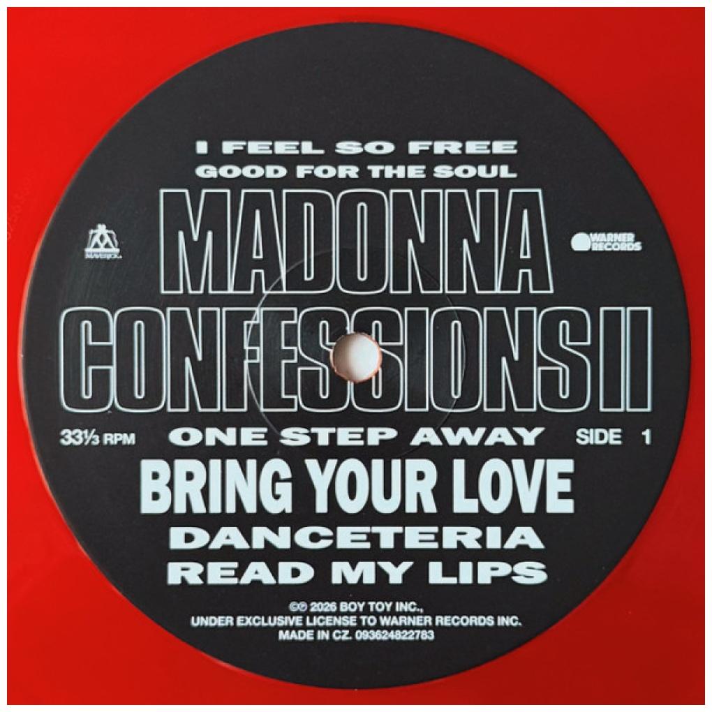 MADONNA - CONFESSION II (CLEAR RED VINYL + POSTER) | VINILO
