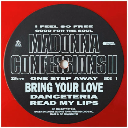 MADONNA - CONFESSION II (CLEAR RED VINYL + POSTER) | VINILO