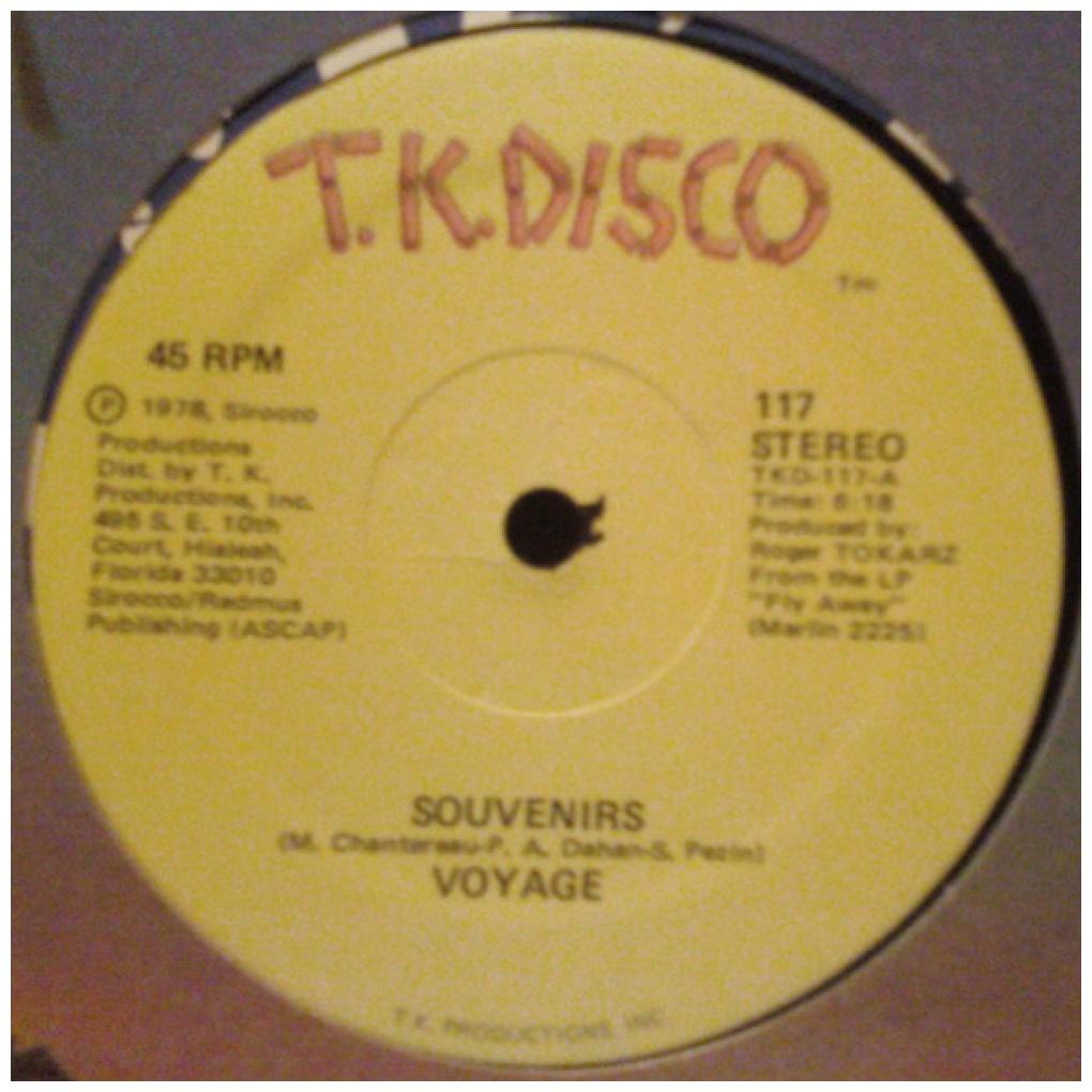 VOYAGE - SOUVENIRS/TAHITI, TAHITI | 12'' MAXI SINGLE USADO