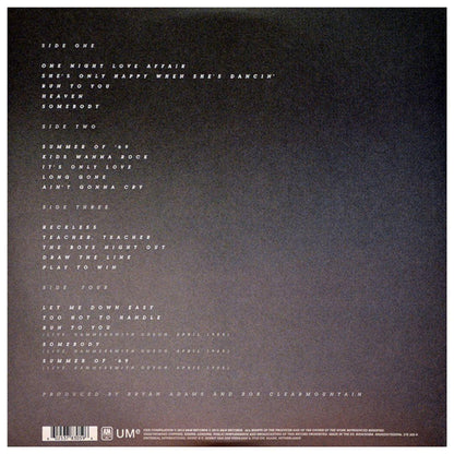 BRYAN ADAMS - RECKLESS (2LP) | VINILO
