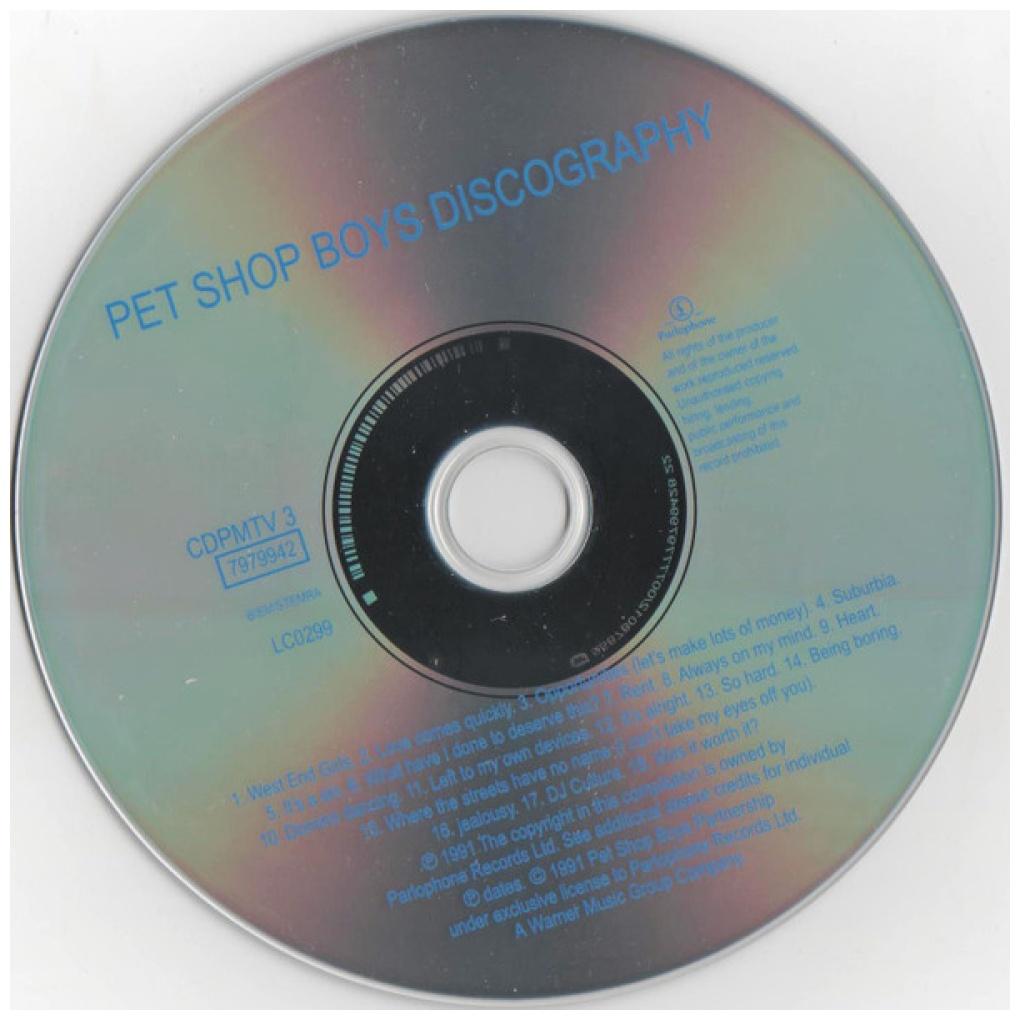 PET SHOP BOYS - DISCOGRAPHY | CD