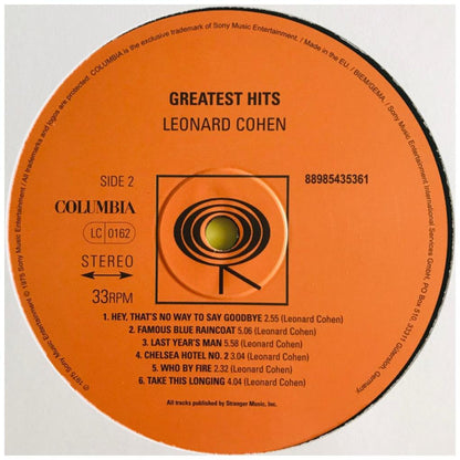 LEONARD COHEN - GREATEST HITS | VINILO