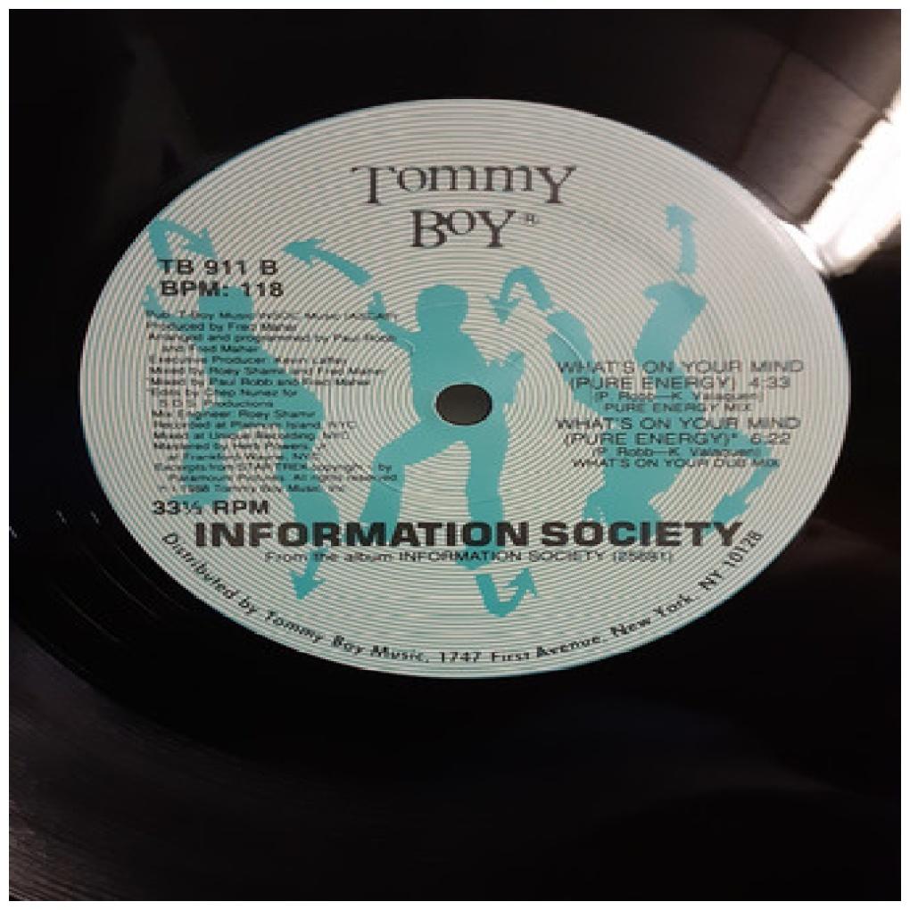 INFORMATION SOCIETY - WHAT'S ON YOUR MIND | 12'' MAXI SINGLE USADO