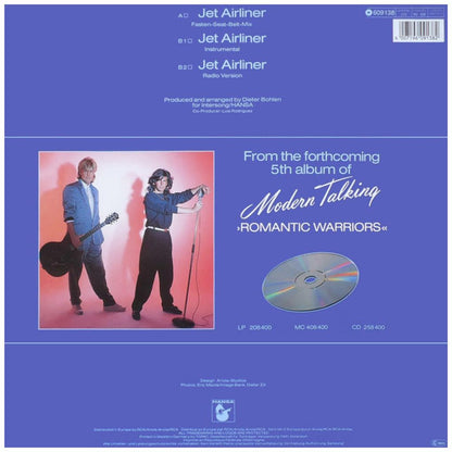 MODERN TALKING - JET AIRLINER | 12'' MAXI SINGLE USADO