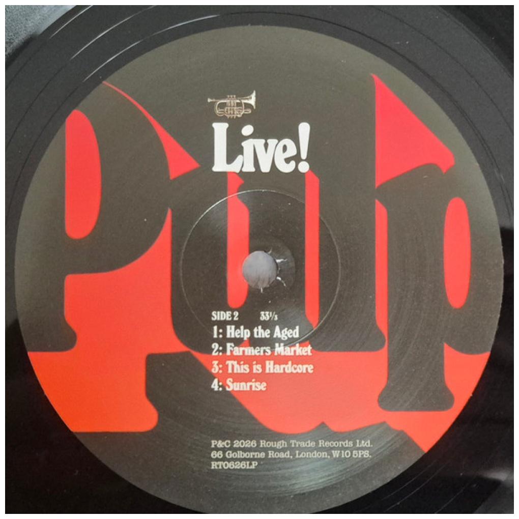PULP - LIVE! (The O2 in London on 13 June 2025) (2LP) | VINILO