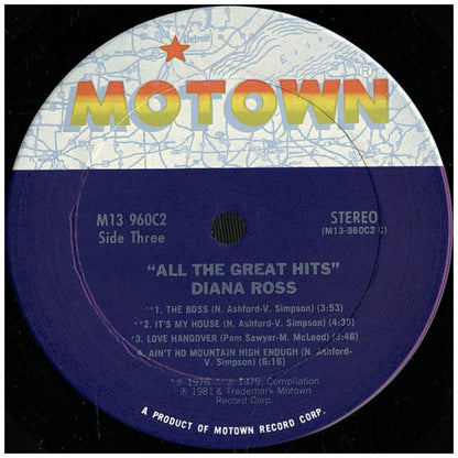 DIANA ROSS - ALL THE GREATEST HITS (2LP) | VINILO USADO