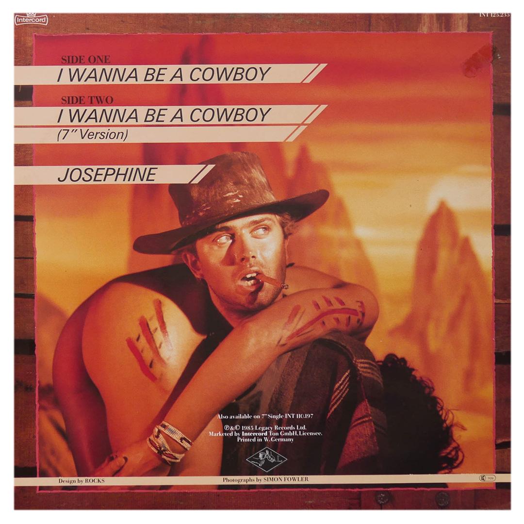 BOYS DON T CRY - I WANNA BE A COWBOY | 12" MAXI SINGLE USADO