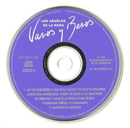 ABUELOS DE LA NADA - VASOS Y BESOS | CD