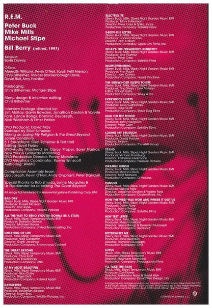 R. E. M. - THE BEST OF R.E.M. 1988-2003 | DVD