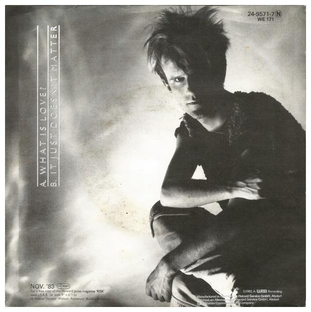 HOWARD JONES - WHAT IS LOVE | 7   SINGLE VINILO USADO