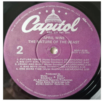 APRIL WINE - THE NATURE OF THE BEAST | VINILO USADO