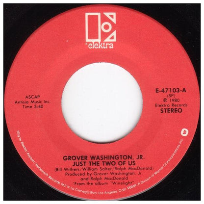 GROVER WASHINTON JR. - JUST THE TWO OF US | 7" SINGLE VINILO USADO